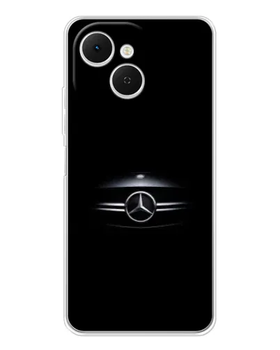 Чехол для TECNO Spark 40C с картинкой «Mercedes — абстрактные линии»
