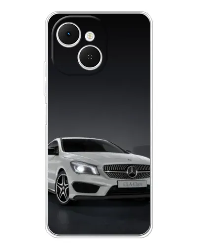 Чехол для TECNO Spark 40C с картинкой «Mercedes AMG GT Silver»
