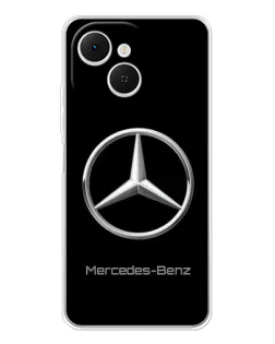 Чехол для TECNO Spark 40C с картинкой «Mercedes Silver Logo»