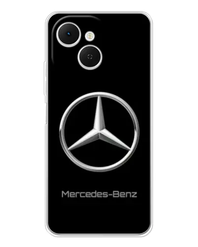 Чехол для TECNO Spark 40C с картинкой «Mercedes Silver Logo»