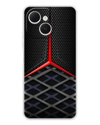 Чехол для TECNO Spark 40C с картинкой «Mercedes Carbon Grid»