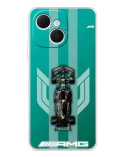 Чехол для TECNO Spark 40C с картинкой «Mercedes AMG Petronas»