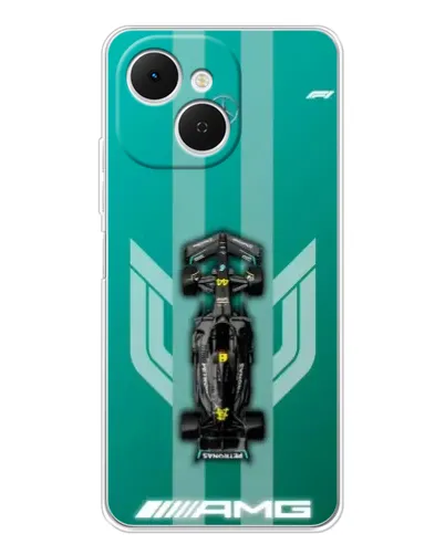 Чехол для TECNO Spark 40C с картинкой «Mercedes AMG Petronas»
