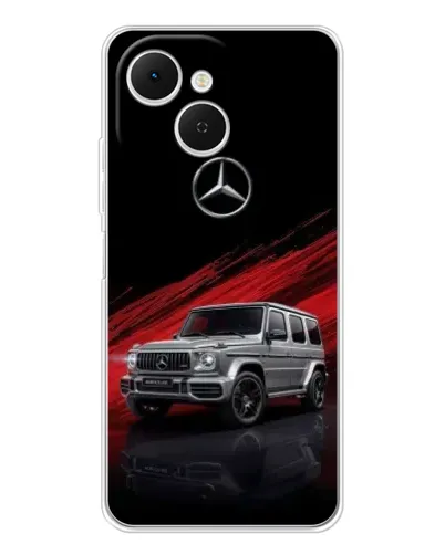 Чехол для TECNO Spark 40C с картинкой «Mercedes G-Class красный»