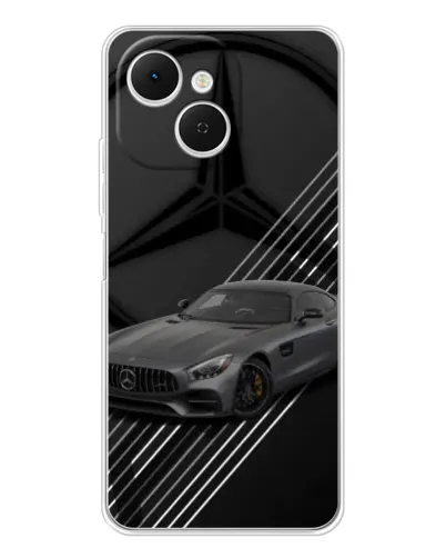 Чехол для TECNO Spark 40C с картинкой «Mercedes AMG — графика»