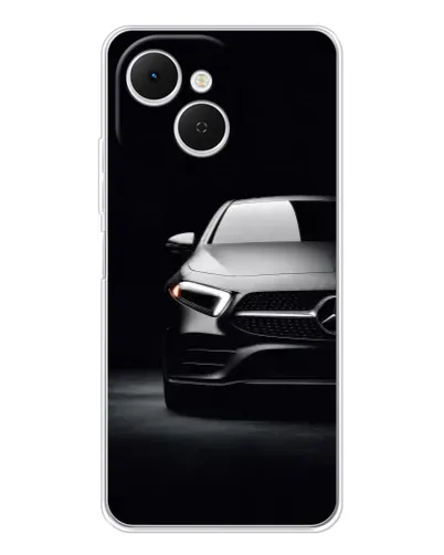 Чехол для TECNO Spark 40C с картинкой «Свет фар Mercedes»