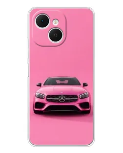 Чехол для TECNO Spark 40C с картинкой «Розовый Mercedes AMG» Чехол для TECNO Spark 40C с картинкой «Розовый Mercedes AMG»