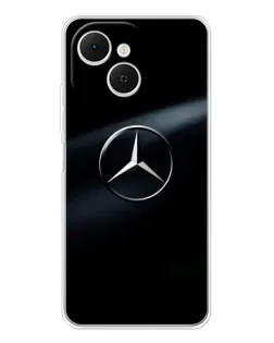 Чехол для TECNO Spark 40C с картинкой «Mercedes на металле» Чехол для TECNO Spark 40C с картинкой «Mercedes на металле»
