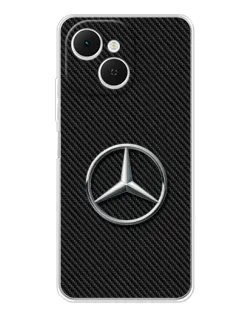Чехол для TECNO Spark 40C с картинкой «Карбоновый Mercedes стиль» Чехол для TECNO Spark 40C с картинкой «Карбоновый Mercedes стиль»