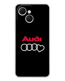 Чохол для TECNO Spark 40C з картинкою «Логотип Audi Heart» Чохол для TECNO Spark 40C з картинкою «Логотип Audi Heart»