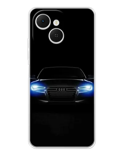 Чехол для TECNO Spark 40C с картинкой «Audi в неоне» Чехол для TECNO Spark 40C с картинкой «Audi в неоне»