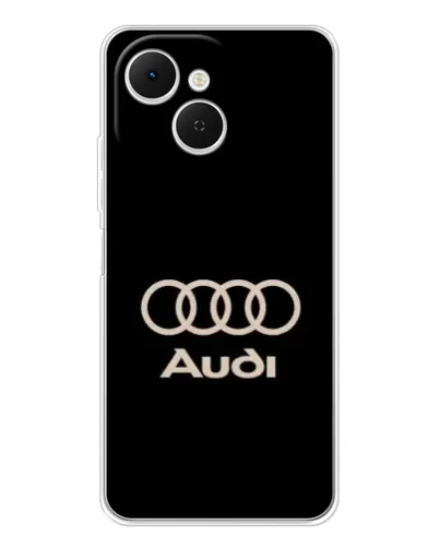 Чехол для TECNO Spark 40C с картинкой «Audi — золотой логотип» Чехол для TECNO Spark 40C с картинкой «Audi — золотой логотип»