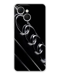 Чехол для TECNO Spark 40C с картинкой «Audi — абстрактные кольца»