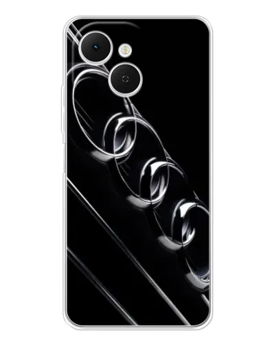 Чехол для TECNO Spark 40C с картинкой «Audi — абстрактные кольца» Чехол для TECNO Spark 40C с картинкой «Audi — абстрактные кольца»