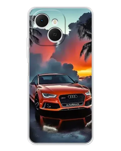 Чехол для TECNO Spark 40C с картинкой «Audi — закат» Чехол для TECNO Spark 40C с картинкой «Audi — закат»