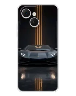 Чохол для TECNO Spark 40C з картинкою «Lamborghini золоті лінії» Чохол для TECNO Spark 40C з картинкою «Lamborghini золоті лінії»