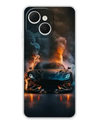 Чехол для TECNO Spark 40C с картинкой «Lamborghini дымная эстетика» Чехол для TECNO Spark 40C с картинкой «Lamborghini дымная эстетика»