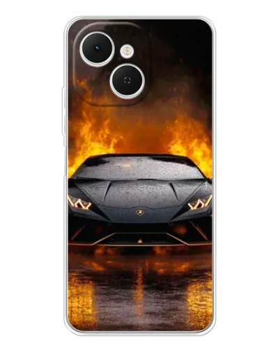 Чехол для TECNO Spark 40C с картинкой «Lamborghini в огне» Чехол для TECNO Spark 40C с картинкой «Lamborghini в огне»