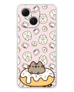 Чехол для TECNO Spark 40C с картинкой «Пушин на пончике»