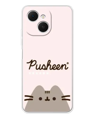 Чехол для TECNO Spark 40C с картинкой «Pusheen логотип» Чехол для TECNO Spark 40C с картинкой «Pusheen логотип»