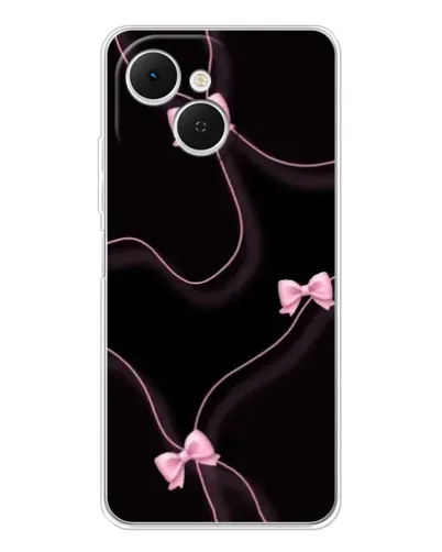 Чехол для TECNO Spark 40C с картинкой «Розовые ленты»