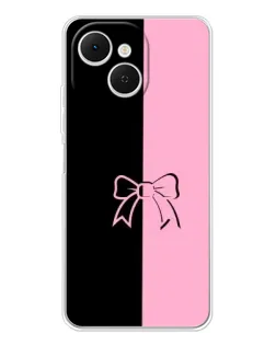 Чехол для TECNO Spark 40C с картинкой «Половинки банта»