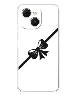 Чехол для TECNO Spark 40C с картинкой «Диагональный бант»