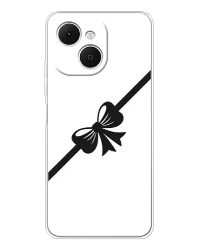 Чехол для TECNO Spark 40C с картинкой «Диагональный бант»
