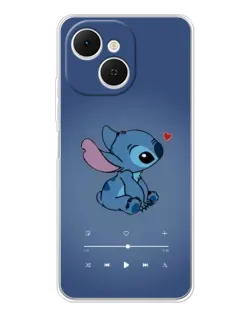 Чехол для TECNO Spark 40C с картинкой «Музыкальный Stitch»