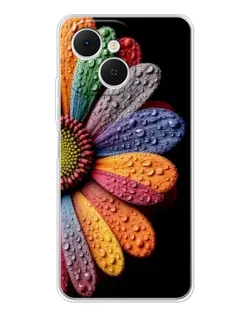 Чехол для TECNO Spark 40C с картинкой «Радужный цветок»