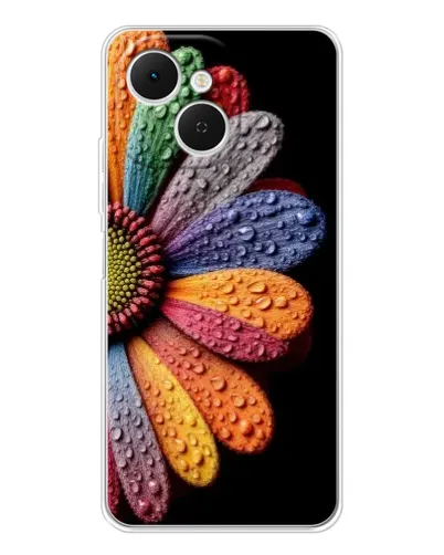 Чехол для TECNO Spark 40C с картинкой «Радужный цветок» Чехол для TECNO Spark 40C с картинкой «Радужный цветок»
