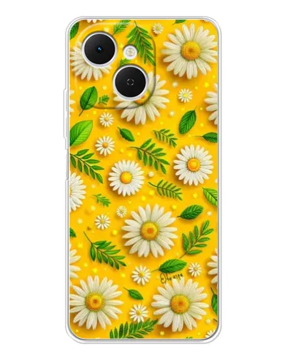 Чехол для TECNO Spark 40C с картинкой «Ромашковое солнце» Чехол для TECNO Spark 40C с картинкой «Ромашковое солнце»