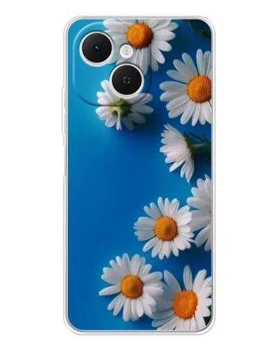 Чехол для TECNO Spark 40C с картинкой «Белоснежные маргаритки» Чехол для TECNO Spark 40C с картинкой «Белоснежные маргаритки»