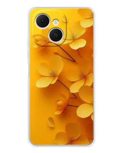Чехол для TECNO Spark 40C с картинкой «Золотые лепестки» Чехол для TECNO Spark 40C с картинкой «Золотые лепестки»