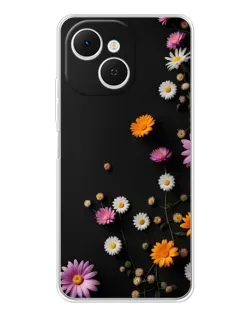 Чехол для TECNO Spark 40C с картинкой «Цветочная композиция»