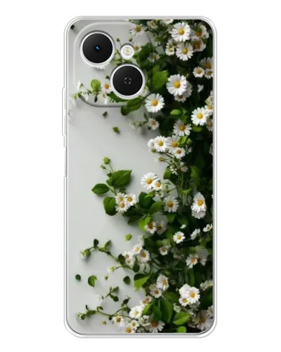 Чехол для TECNO Spark 40C с картинкой «Ветка мелких белых цветов» Чехол для TECNO Spark 40C с картинкой «Ветка мелких белых цветов»
