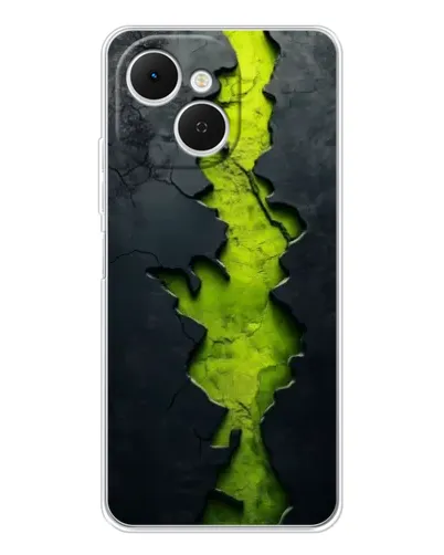 Чехол для TECNO Spark 40C с картинкой «Салатовый разлом скалы» Чехол для TECNO Spark 40C с картинкой «Салатовый разлом скалы»