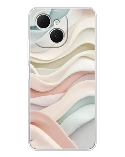 Чехол для TECNO Spark 40C с картинкой «Пастельные нежные волны» Чехол для TECNO Spark 40C с картинкой «Пастельные нежные волны»