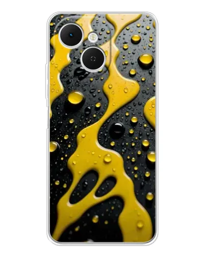 Чехол для TECNO Spark 40C с картинкой «Жидкое желтое золото» Чехол для TECNO Spark 40C с картинкой «Жидкое желтое золото»