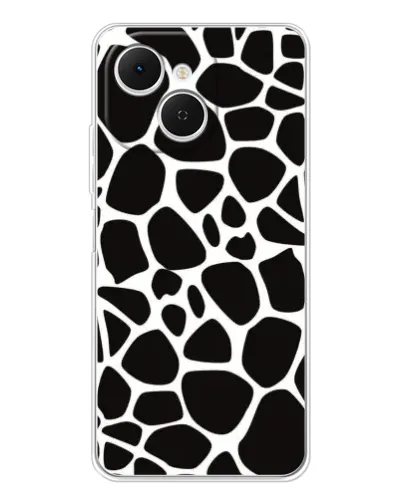 Чехол для TECNO Spark 40C с картинкой «Черно-белый жираф» Чехол для TECNO Spark 40C с картинкой «Черно-белый жираф»