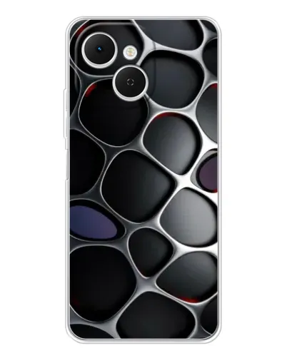 Чехол для TECNO Spark 40C с картинкой «Объемная темная решетка» Чехол для TECNO Spark 40C с картинкой «Объемная темная решетка»