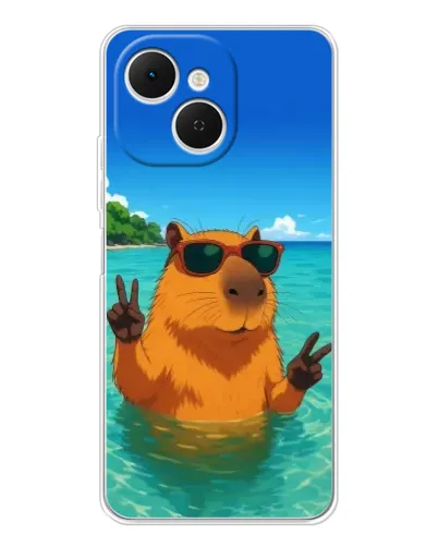 Чохол для TECNO Spark 40C з картинкою «Морська капібара» Чохол для TECNO Spark 40C з картинкою «Морська капібара»
