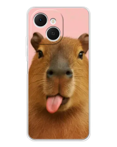 Чохол для TECNO Spark 40C з картинкою «Капібара з язиком» Чохол для TECNO Spark 40C з картинкою «Капібара з язиком»