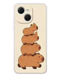 Чохол для TECNO Spark 40C з картинкою «Вежа з капібар»