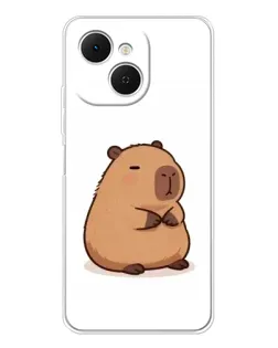 Чохол для TECNO Spark 40C з картинкою «Товстенька капібара»