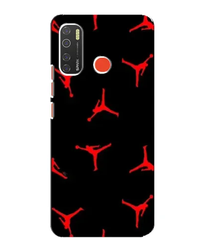Чехол для TECNO Spark 5 Pro с картинкой «Jordan Red Pattern» Чехол для TECNO Spark 5 Pro с картинкой «Jordan Red Pattern»