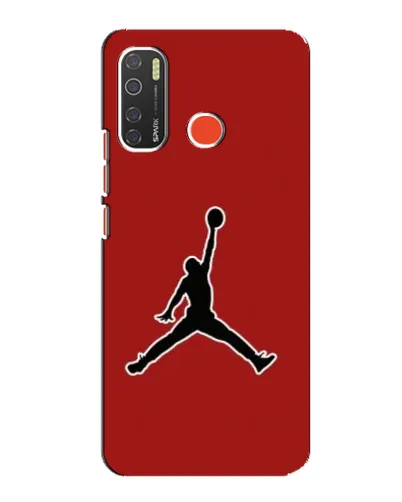 Чехол для TECNO Spark 5 Pro с картинкой «Jordan Red Back» Чехол для TECNO Spark 5 Pro с картинкой «Jordan Red Back»