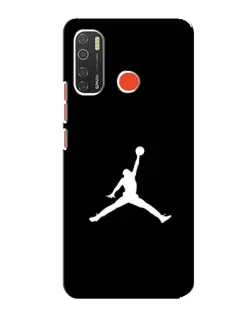 Чехол для TECNO Spark 5 Pro с картинкой «Jordan Silhouette»
