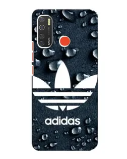 Чехол для TECNO Spark 5 Pro с картинкой «Adidas Trefoil Blue»