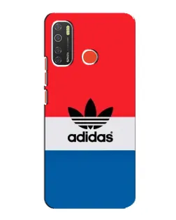Чехол для TECNO Spark 5 Pro с картинкой «Ретро блоки Adidas»